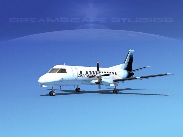 modelo 3d SAAB SF340 Discovery Air - TurboSquid 1109279