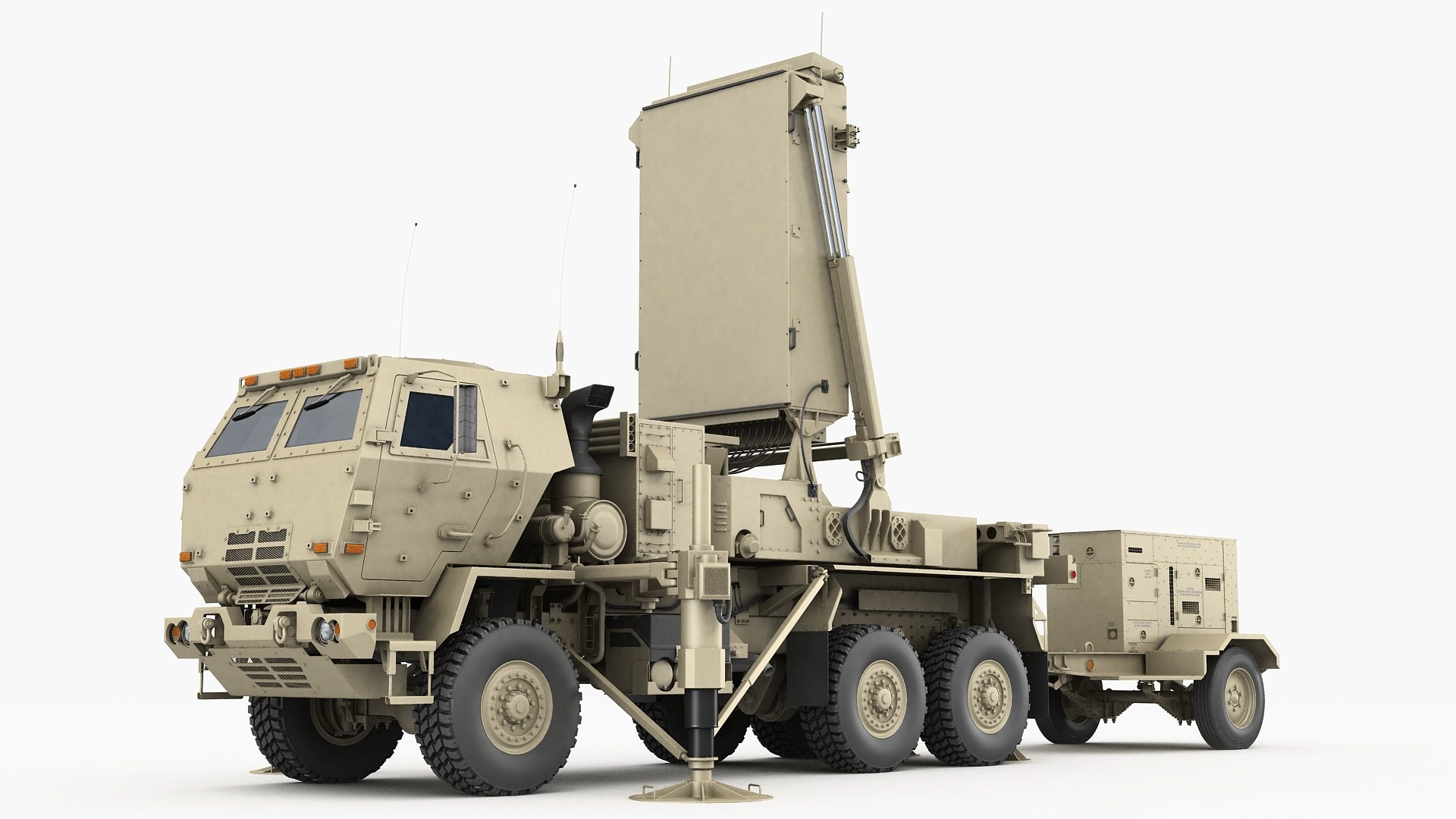 3D Tpq-53 Radar General Counterfire - TurboSquid 1540559