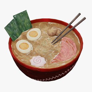 Ramen hand-painted