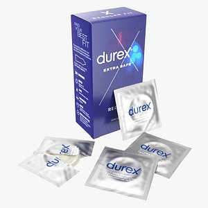 3D Condom large box with individual packages