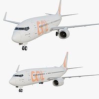 Gol Linhas Aereas Boeing 737-800 Realistic Jet Airliner Plane