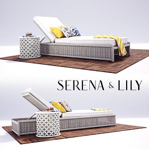Furn Pacifica chaise White
