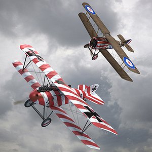 Sopwith Camel & Albatros DIII WW1 Airplane Collection