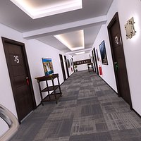 Hotel Corridor