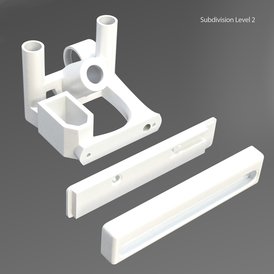 QAV-R QAV-210 Rear Combo VTX Antenna Buzzer LED Strip XT60 Mount Model ...