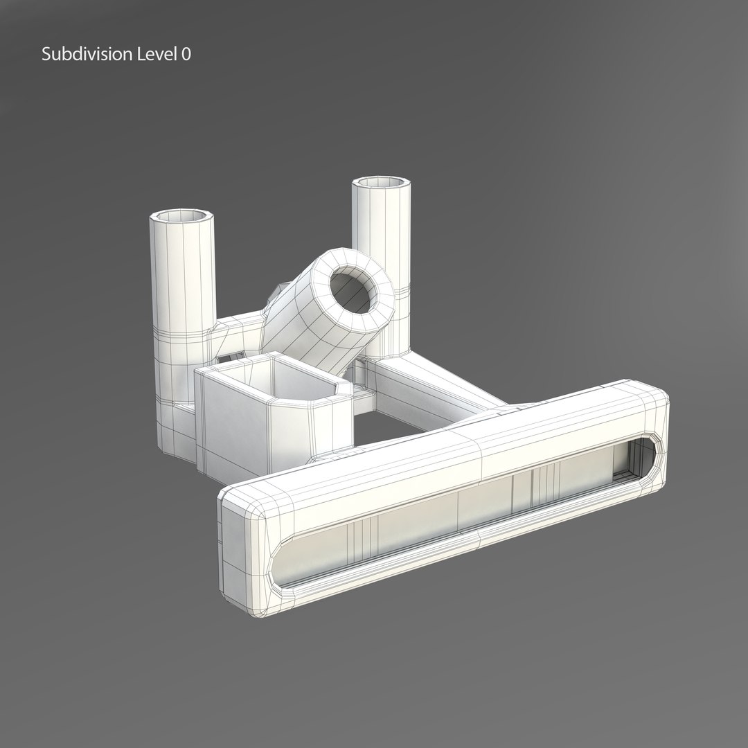 QAV-R QAV-210 Rear Combo VTX Antenna Buzzer LED Strip XT60 Mount Model ...