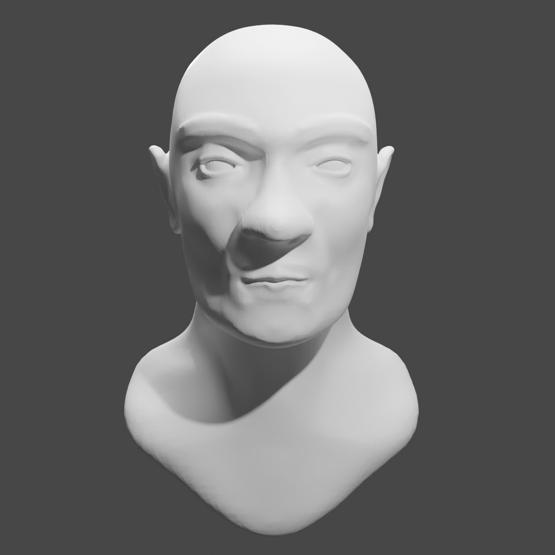 3D Human Face Model - TurboSquid 1998595