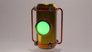 Steampunk Lamp model