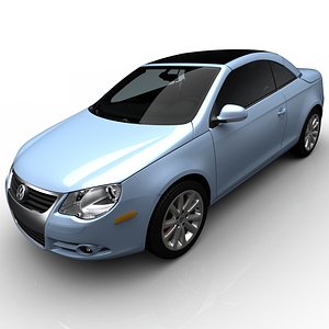 volkswagen eos 3d obj