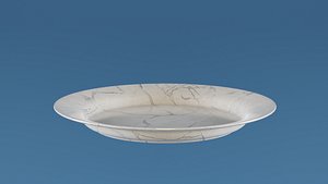 Marble Plate 3D model