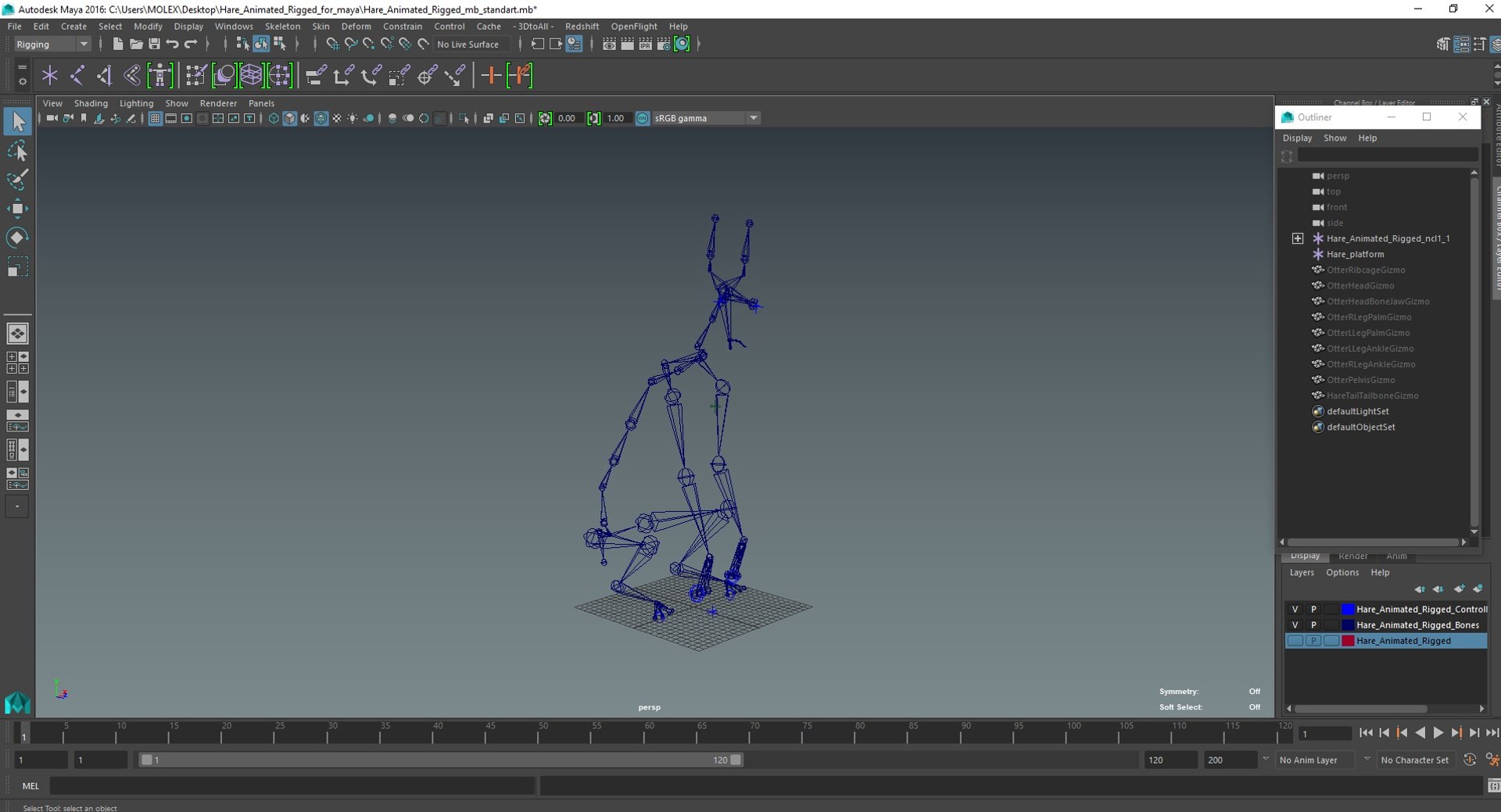 Hare  Animated Rigged for Maya 3D model https://p.turbosquid.com/ts-thumb/fl/rFVCA1/42/hareanimatedriggedformayavray3dmodel030/jpg/1723867835/1920x1080/fit_q87/747d7c48c447dc53b23285302ce355070ec06006/hareanimatedriggedformayavray3dmodel030.jpg