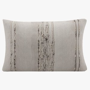 Bogota Ivory Grey Lumbar Pillow