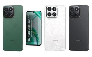 3D Honor 200 Smart All Colors Low Poly model