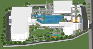 3D model APARTMENT  LANDSCAPE