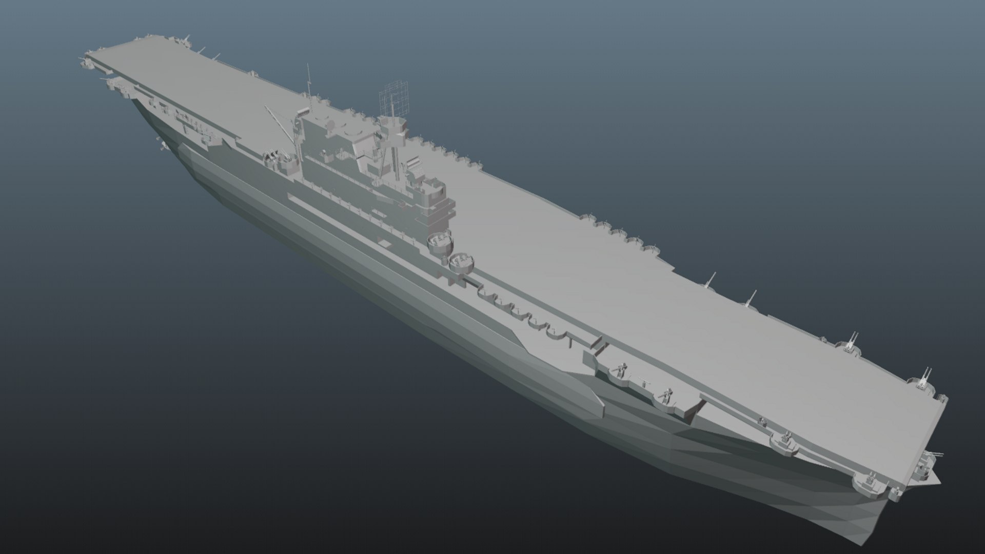 3D Aircraft Carrier TP2 Model - TurboSquid 1792513