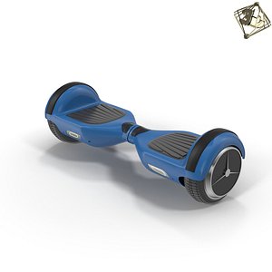 scooter hoverboard 3d model