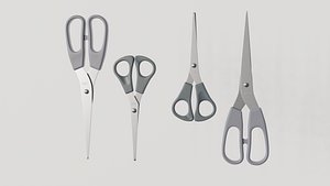 SVARDFISK Scissors set of 2 stainless steel gray1