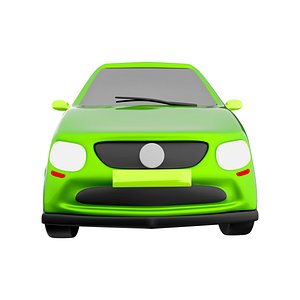 concept of Environmentally friendly with eco car icon