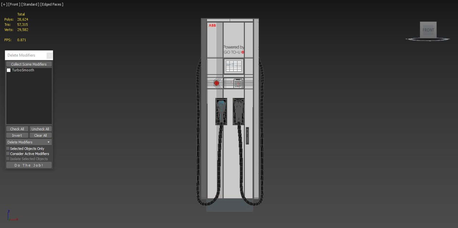 3D ABB Terra 124 CC EV Charging Station - TurboSquid 2308427