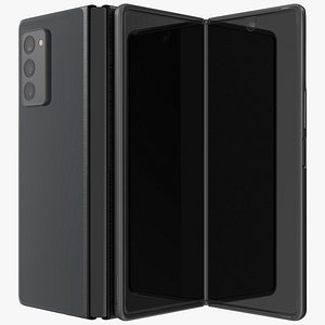 Mobile Phone Black Rigged