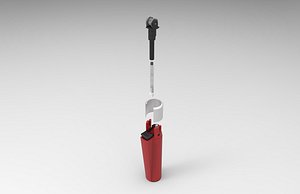 lighter clipper 3D model