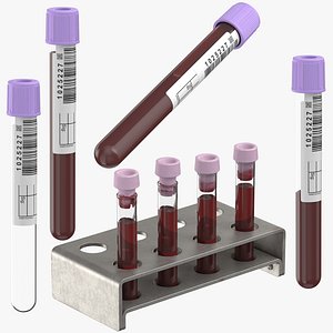 blood samples 3D model