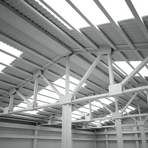 scene warehouse interior 3ds