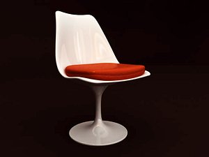 3d max eero saarinen tulip chair