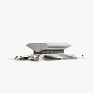 3D Mohammed Bin Rashid Library model