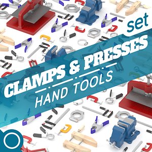 clamps presses 3D model