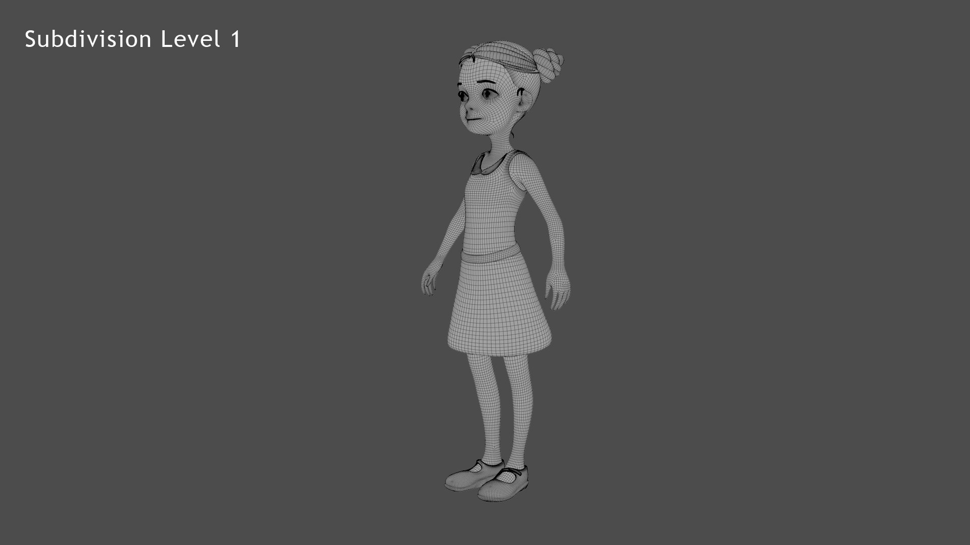 Casual girl games character 3D TurboSquid 1663421
