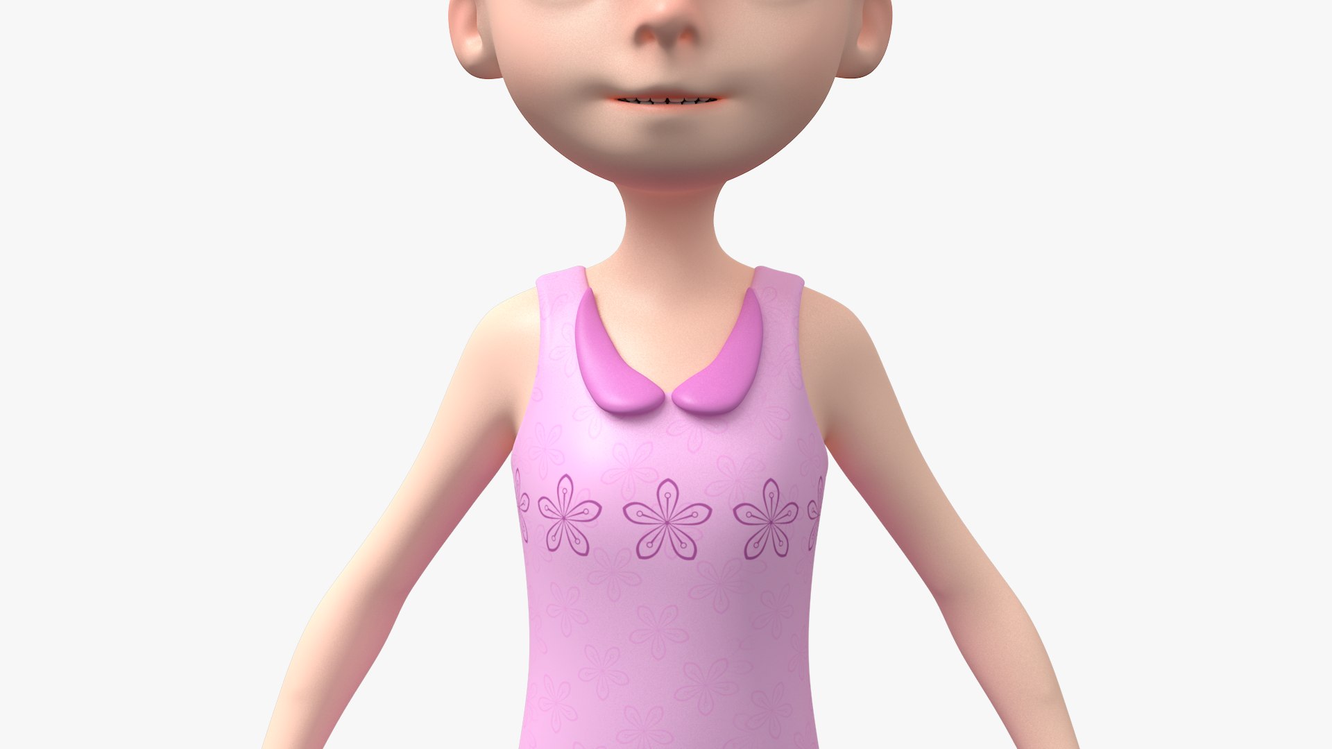 Casual girl games character 3D TurboSquid 1663421