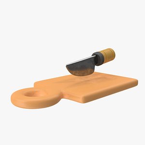 3D Kitchen Board  Knife Icon model