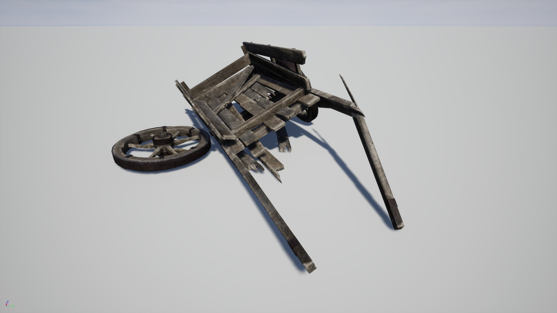 Medieval Broken Cart 3D - TurboSquid 1480627