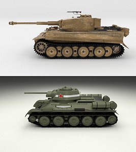 pack tiger early 3D model