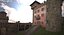 Italienische mittelalterliche Burg