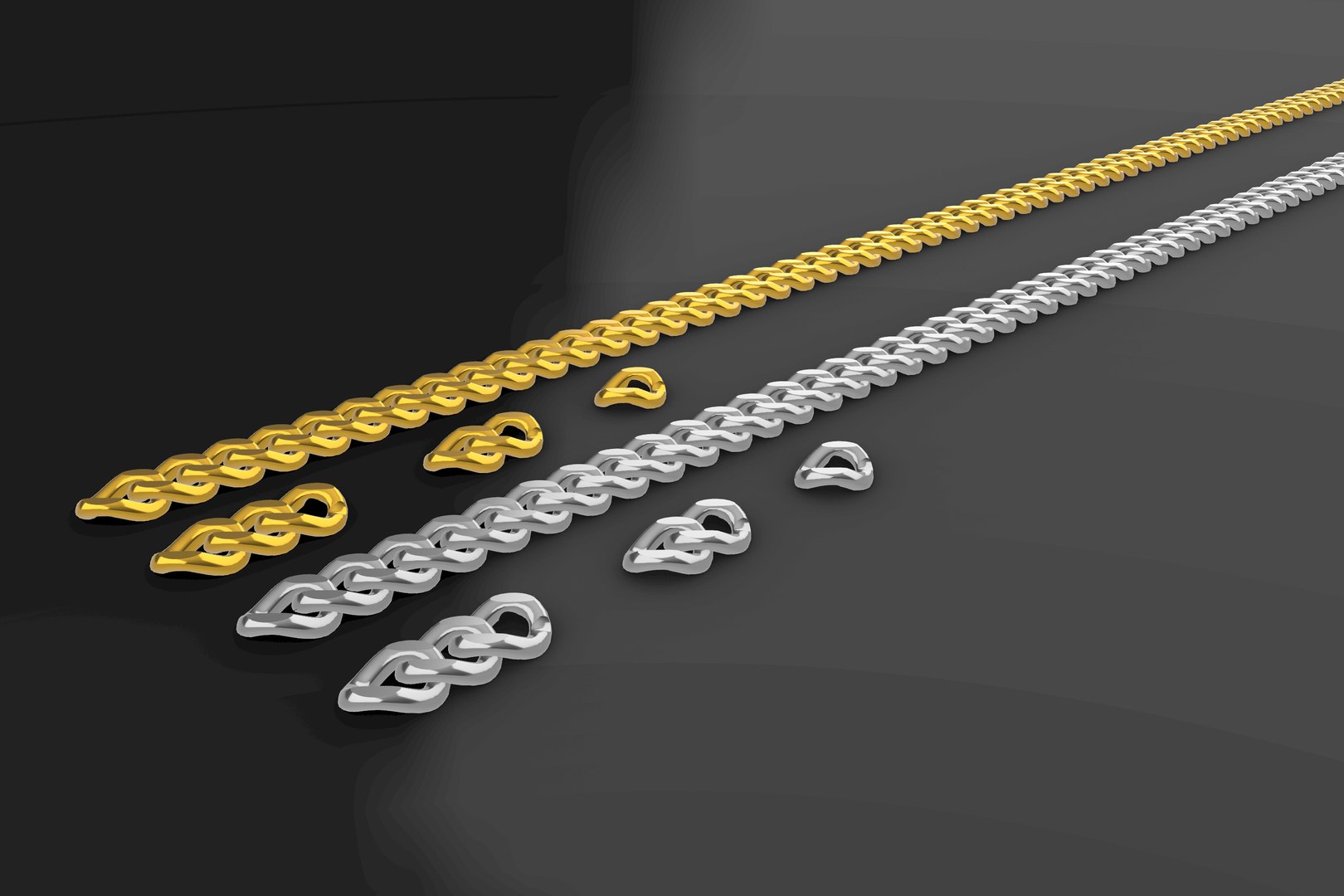 3D Jewelry Necklace Chains - TurboSquid 1965996