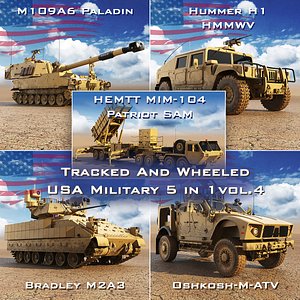 US Military Army Collection 5 in 1 Vol4