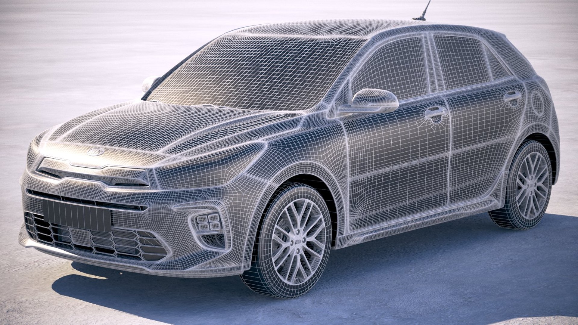 Kia Rio Gt 3D Model - TurboSquid 1252520