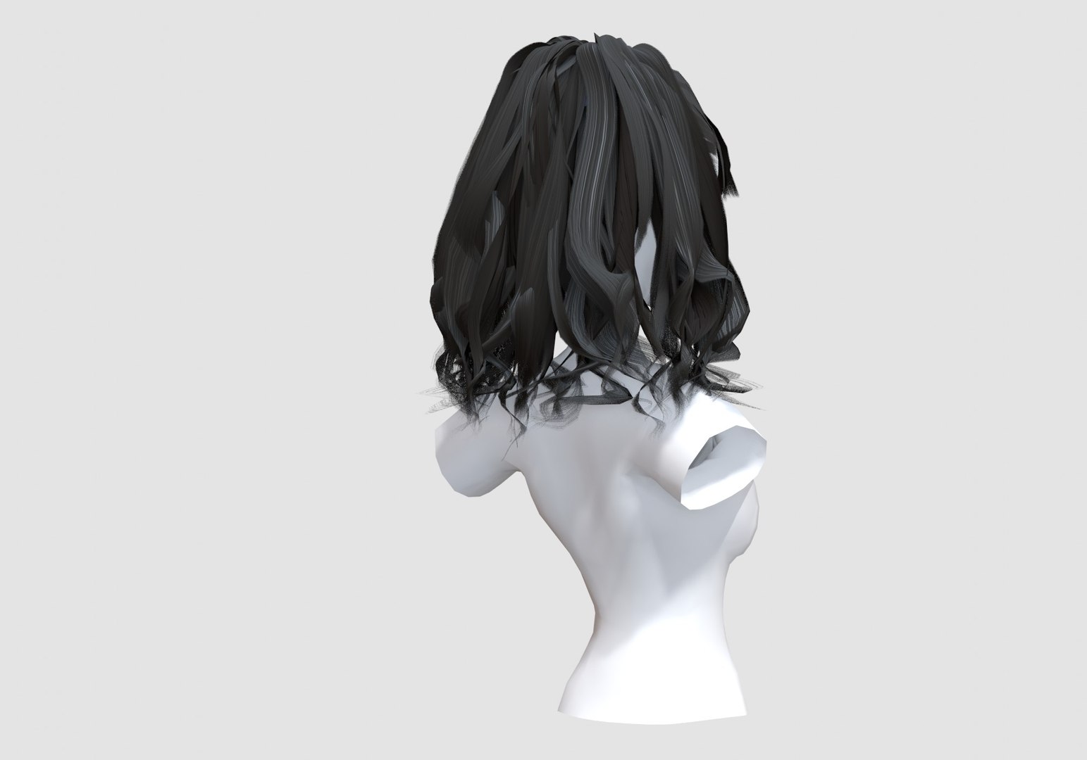 Thick Bangs Hairstyle - 3D Model by nickianimations