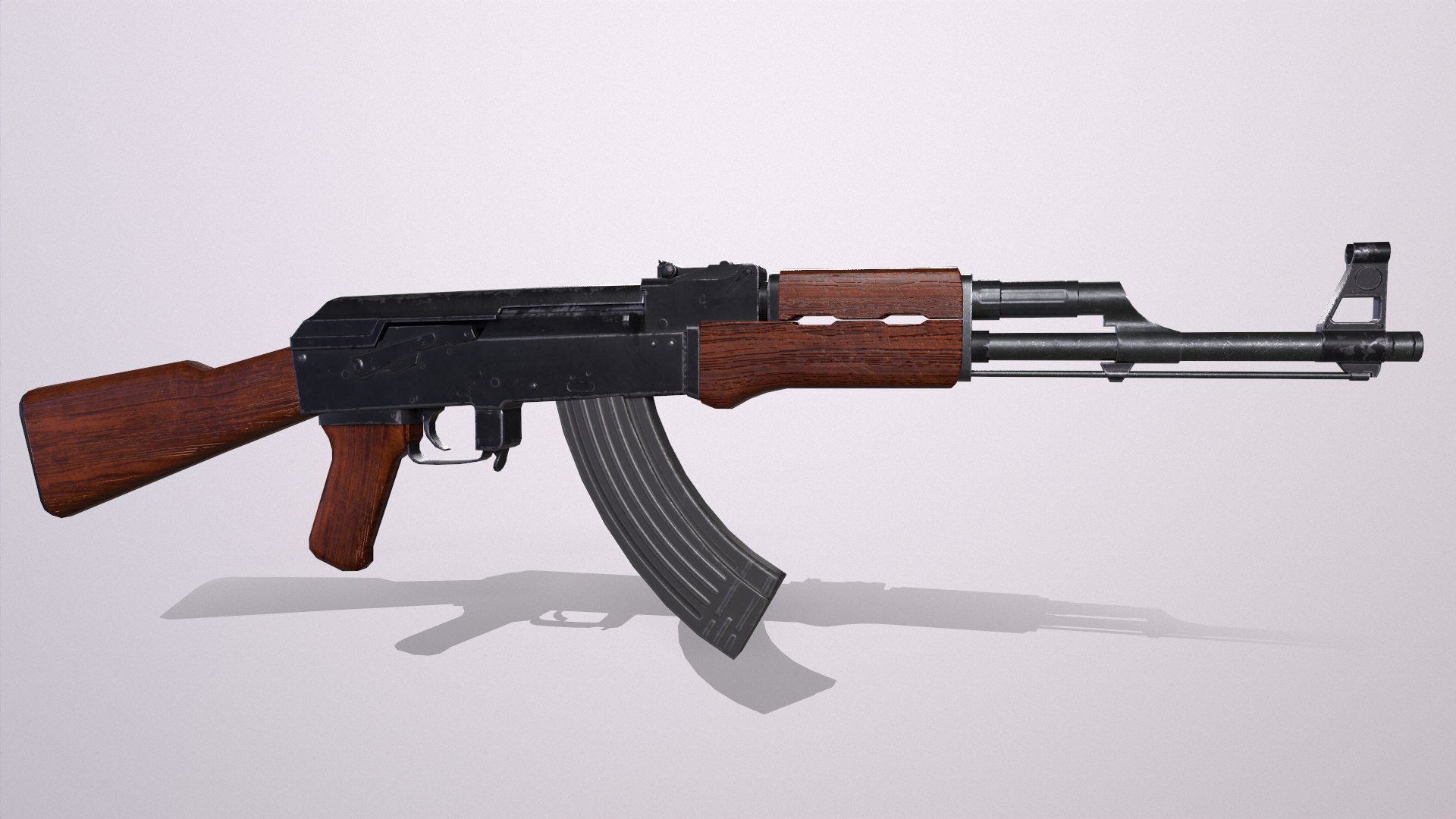 modelo 3d AK47 Kalashnikov - TurboSquid 1813796