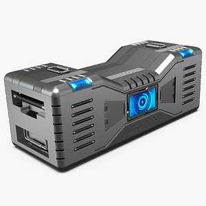 Sci-fi Container 8K PBR Textures 3D model