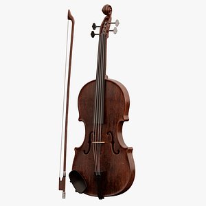 Violin PBR 3D model