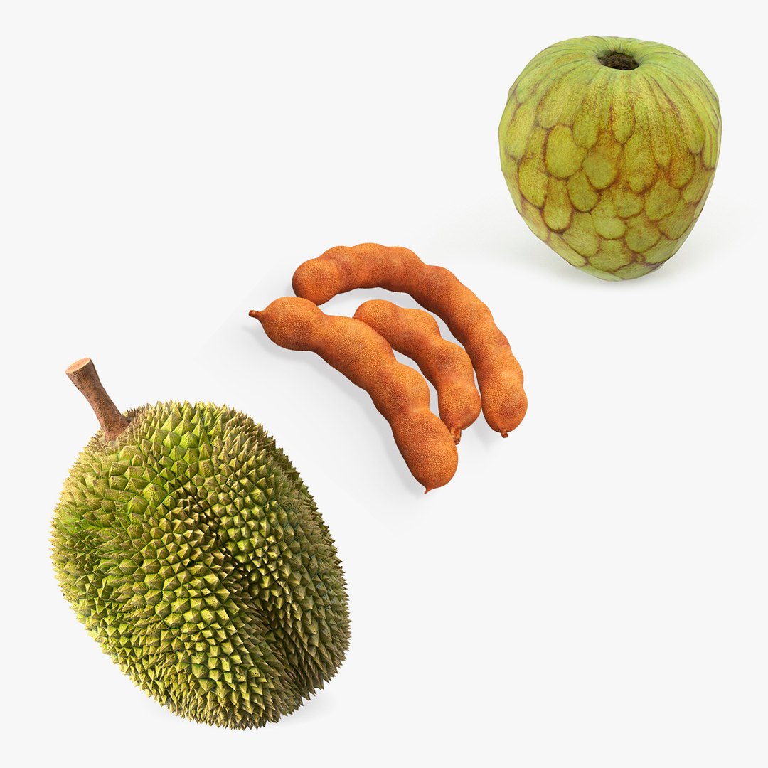 Exotic Fruits Collection 8 3D model preview