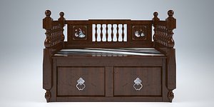ANTIQUE TRUNK 2 SEATER