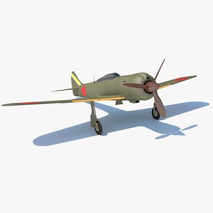 ki-100 japan ww2 3D