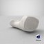 Real Proximal Phalanx Bone of Big Toe 01 White