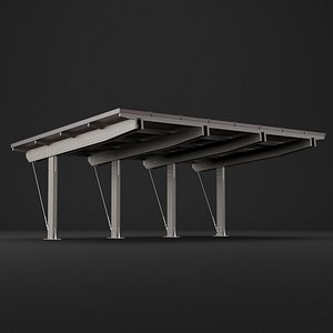 3D carport car