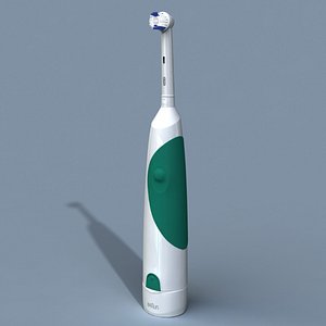 toothbrush geometry modeled 3d 3ds
