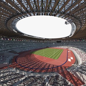multi-purpose olympic stadium 3D